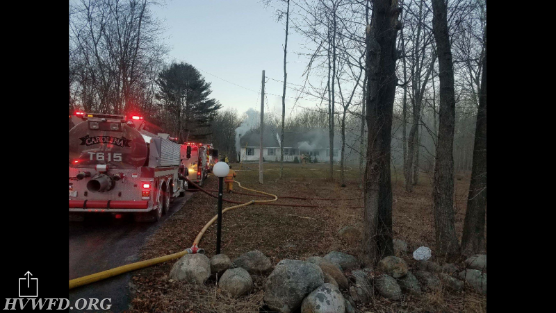 Collins Rd Basement Fire 3/4/17 Engine 914 first due